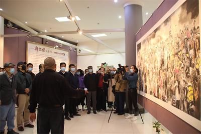 “新征程——古道博刻·贺昆美术作品展”在普洱市美术馆开展