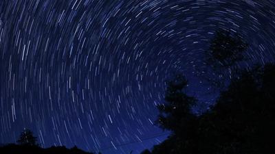 施甸善洲林场：繁星闪烁嵌天幕 