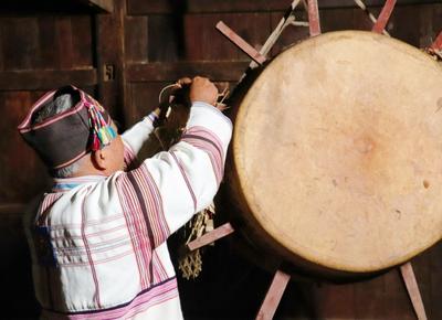 过节去！基诺山寨“特懋克”节庆活动正在进行