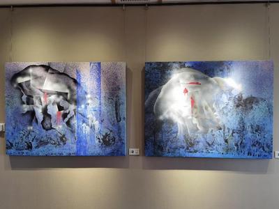  “景观——石志民、程馨平双个展”开幕
