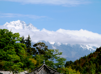 乐享云南 | 美景·在丽江古城赏玉龙“夏”雪 分外妖娆