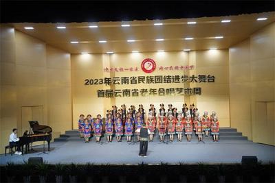 无量景东合唱团代表普洱市参加首届云南省老年合唱艺术周活动
