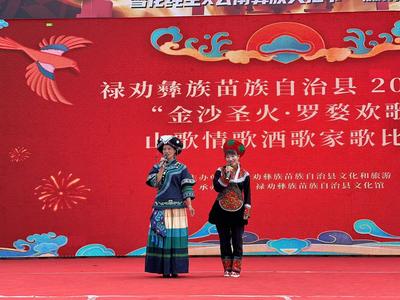 百余歌手同台竞技 禄劝2023年火把节山歌情歌酒歌家歌开赛