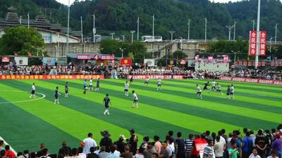 参加贵州“村超”，讲好普者黑故事