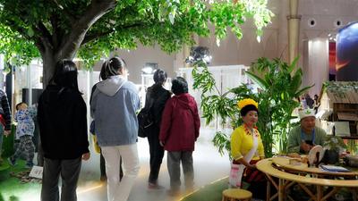 聚焦文博会｜普洱展区“景迈山”元素成为焦点