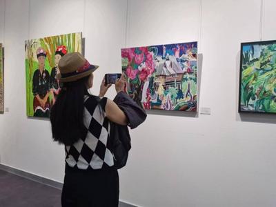 中国油画名家西双版纳题材油画写生创作美术作品展开展