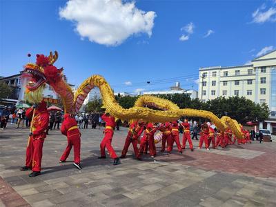 玉溪江川：祥龙献瑞年味浓