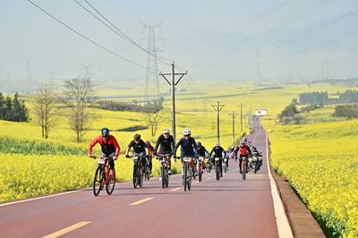 2024天天向上·云南罗平第九届花海山地自行车赛开赛