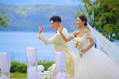 图集丨到抚仙湖，奔赴一场山川湖海见证的“目的地婚礼”