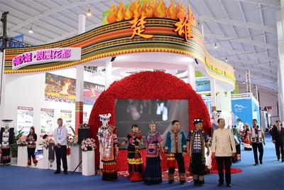 请看！现在向南博会走来的是“中国火城 浪漫花都”的火火楚雄