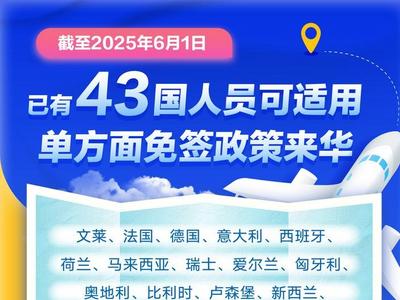 6月1日起试行！中国单方面免签“朋友圈”再增5国