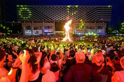 2025年楚雄火把节武定分会场举行祭火大典