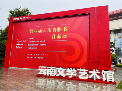 第六届云南省临书作品展在云南文学艺术馆开幕