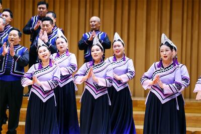 红河州合唱作品《丰收乐作》亮相第二十届群星奖终评演出