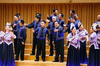 红河州合唱作品《丰收乐作》亮相第二十届群星奖终评演出