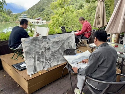 “水墨丽江·写生传情”  第十一届“百名画家画丽江”的艺术赋能之旅