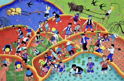 “文艺赋美乡村” 界外·在地 村庄里的美术馆——云南民族民间绘画（农民画）流动艺术展即将亮相建水团山