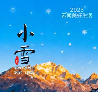 文明花开彩云南丨小雪安康，顺问冬安