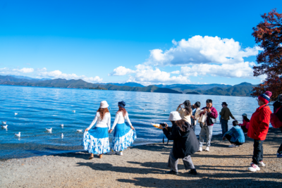 冬游丽江正当时：泸沽湖迎来首批越冬红嘴鸥