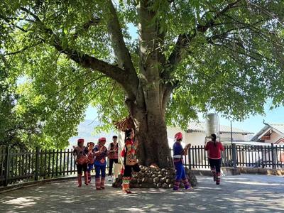 新春“趣”游玉溪丨峨山摆依寨：以山为枕，以绣为伴