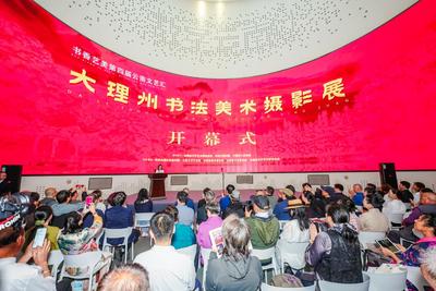 “书香艺美”第四届云南文艺汇——大理州书法美术摄影展在云南文学艺术馆开幕