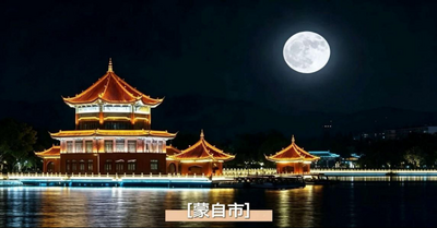 月照云岭 万家共团圆