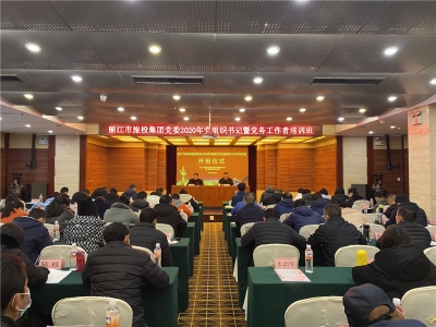 丽江市旅投集团党委2020年党组织书记暨党务工作者培训班开班