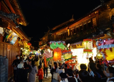 提花灯，游古城！别样元宵在丽江