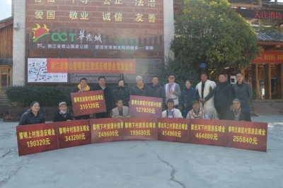 260万旅游反哺金发放！丽江老君山黎明景区社区群众欢喜过大年