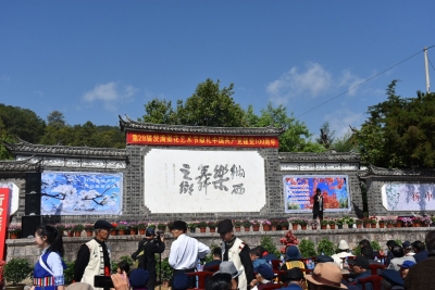 以“梨”为媒助推乡村振兴 丽江茨满“梨花节”举办