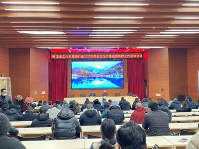 丽江市文化和旅游局开展文旅行业2022年度安全生产暨疫情防控工作培训