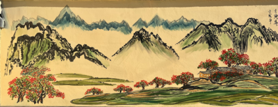 宁蒗文联携宁蒗县书画协会：文艺助力乡村振兴 ——挥毫泼墨 美了山乡