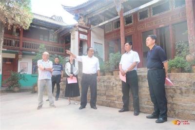 云南省文化和旅游厅副厅长杨德聪一行到双柏县检查指导工作