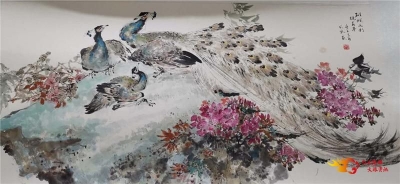 中国著名花鸟画家严风杨作品在姚安光禄古镇高府林苑展出