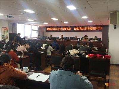 楚雄市召开2020年图书馆、文化馆总分馆制建设工作推进会暨第二届总分馆长联席会议