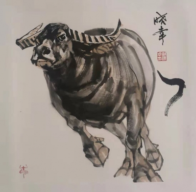 元谋县图书馆推出“金牛贺岁”线上迎新春美术作品展