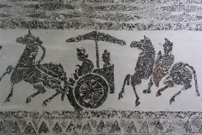 山东枣庄汉画像石精品拓片展亮相楚雄州博物馆