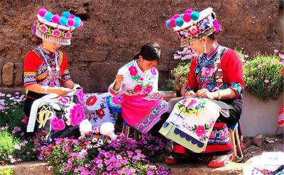 云南牟定：“彝”针“彝”线绣传承