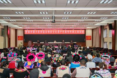 楚雄州第六批州级非物质文化遗产项目代表性传承人培训班在大姚成功举办