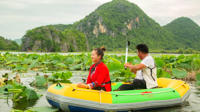 李清照教你玩转普者黑   天鹅湖推新游线