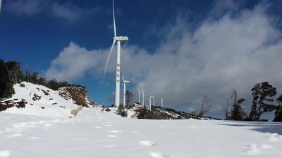 春日白雪，云龙这座山太惊艳了