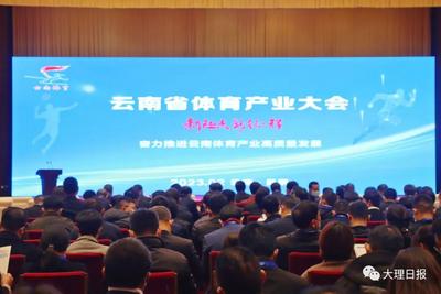 杨国宗在云南省体育产业大会暨招商大会上作主题推介